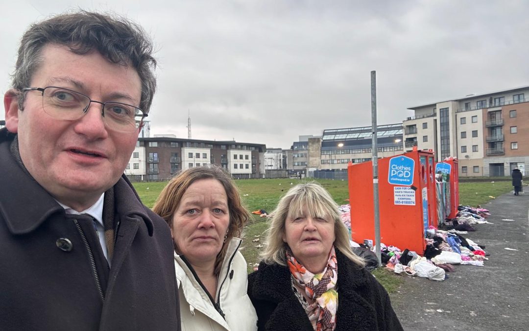 Illegal dumping in Ballymun not being addressed by Dublin City Council – MacManus