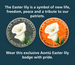 Easter Lily Badge